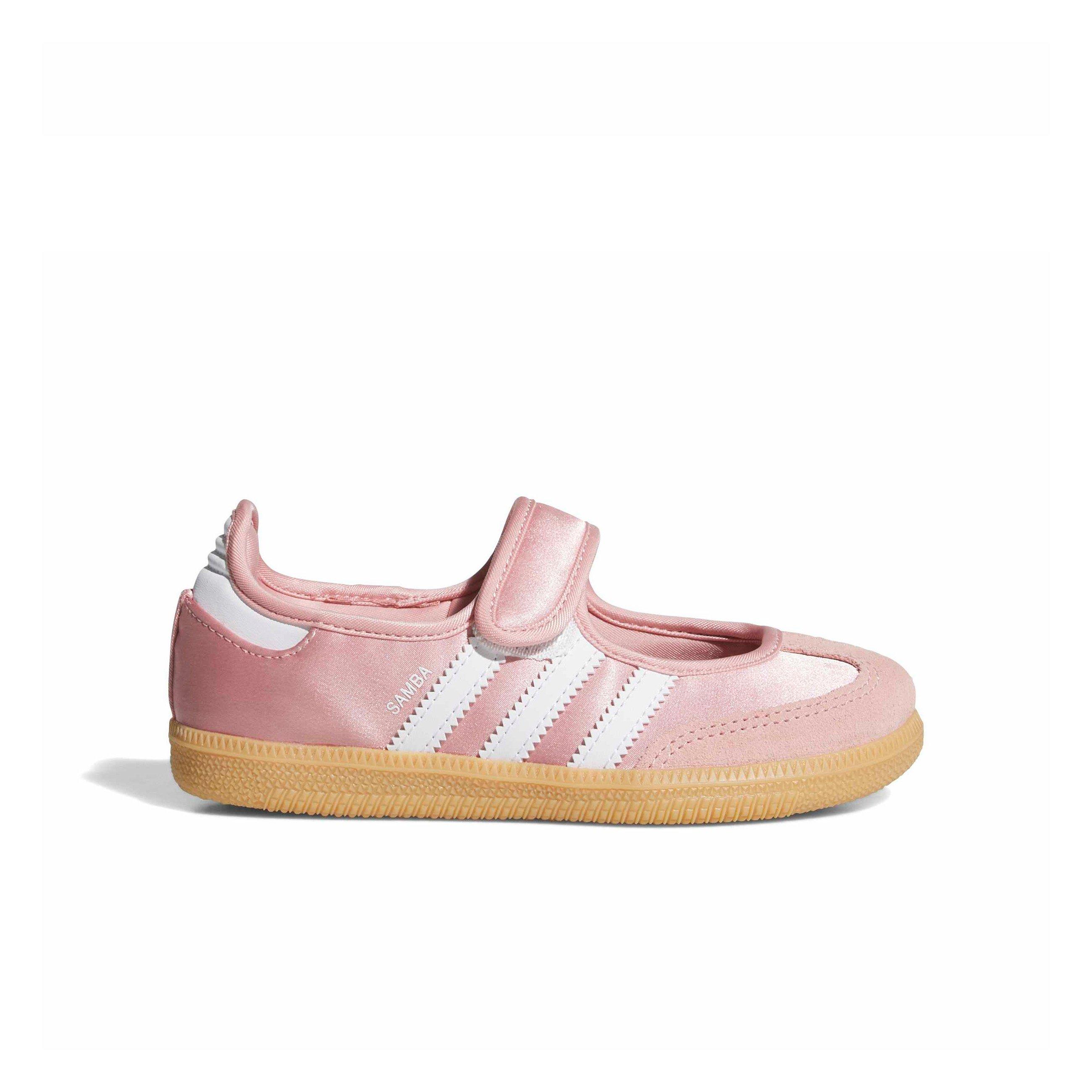 adidas Originals Samba Jane "Wonder Mauve/White" Preschool Girls' Shoe - PINK